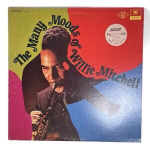 Willie Mitchell The Many Moods Of Vinyl LP Record White Label Promo SHL 32056 HI